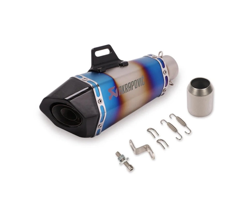 Akrapovic 6 Cut Clamp Exhaust (Replica)