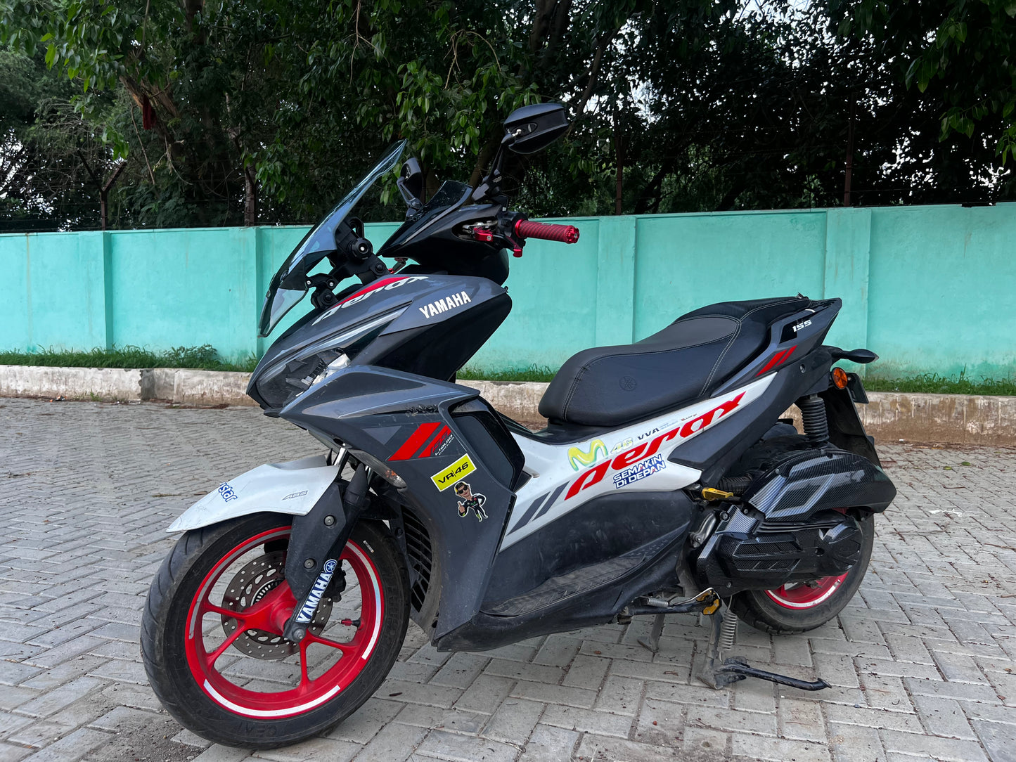 Zhi Pat Windshield for Aerox 155 v2