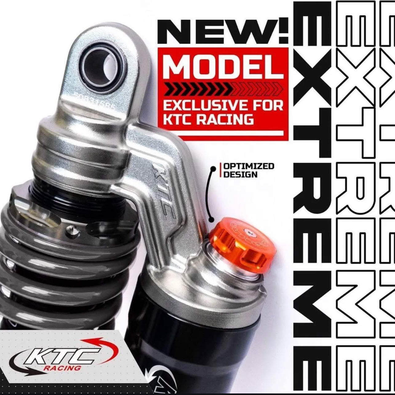 Yamaha Aerox 155 KTC Extreme Adjustable Damper & Rebound Shock Absorber