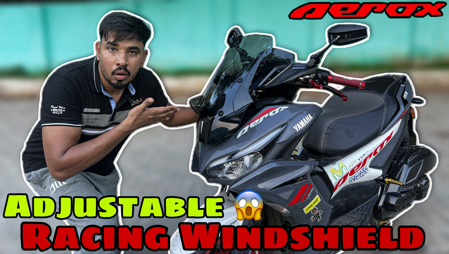 Zhi Pat Windshield for Aerox 155 v2