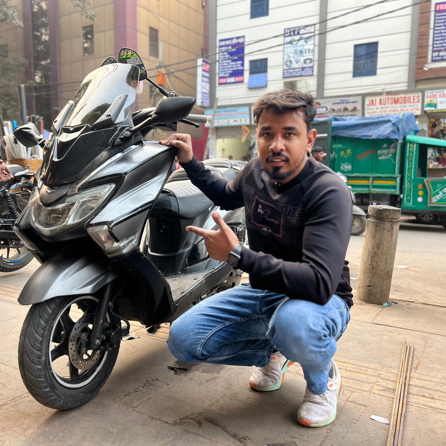 Burgman Forza kit Carbon with indicator