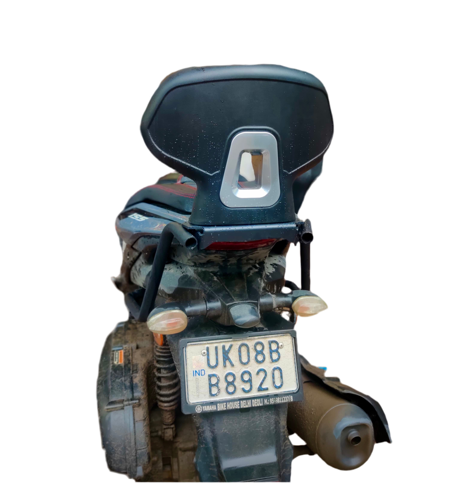 Aerox 155 Rear Backrest Cushion With Heavy Brackets