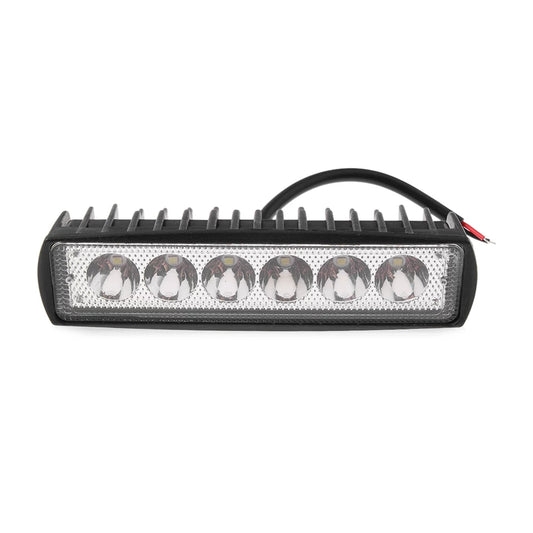 Police Light 1PC 18W 800LM 6 LED Bright Light Spot Work Bar