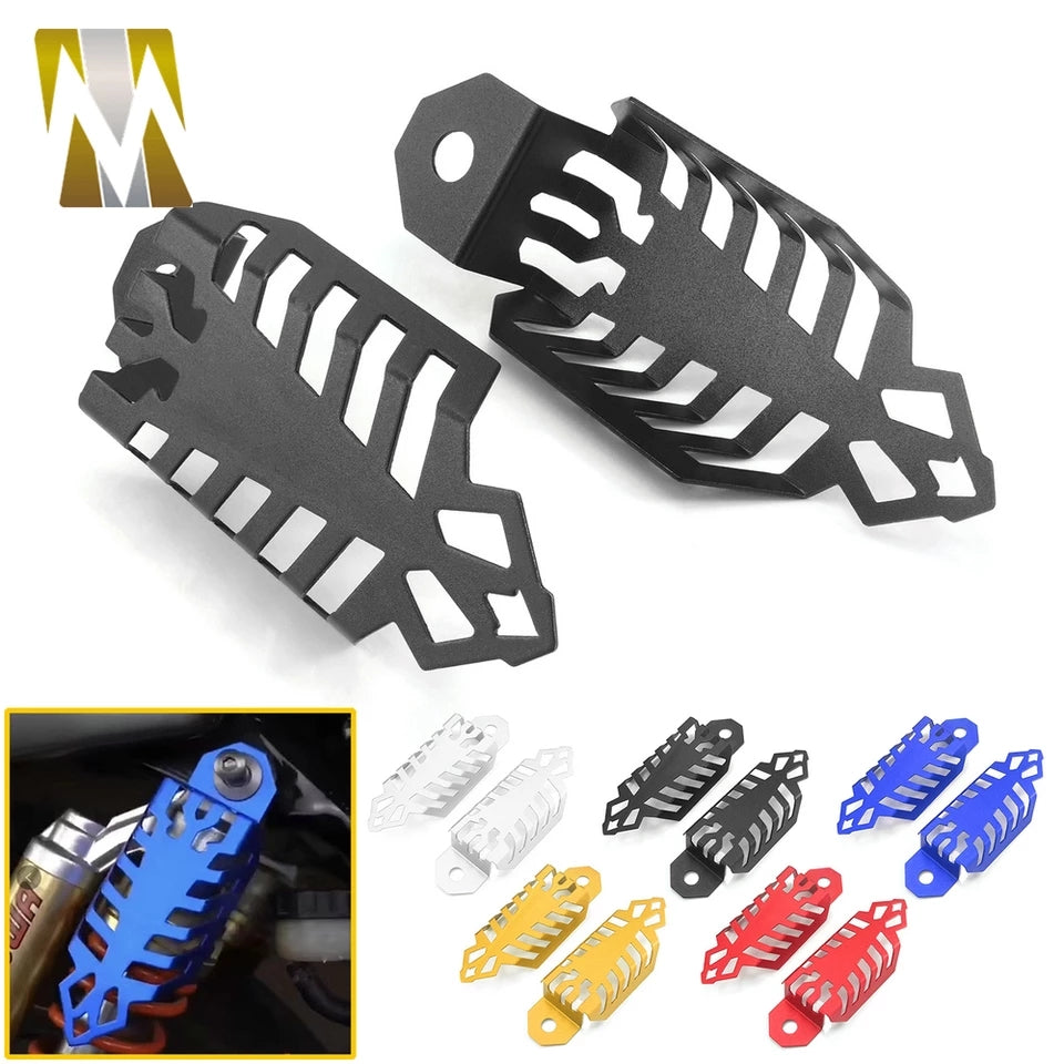 1 Pair Aluminium Alloy Fork Dust Shock Absorber Spring Covers Dirt Protector Motorcycle Accessories Prevent Damage