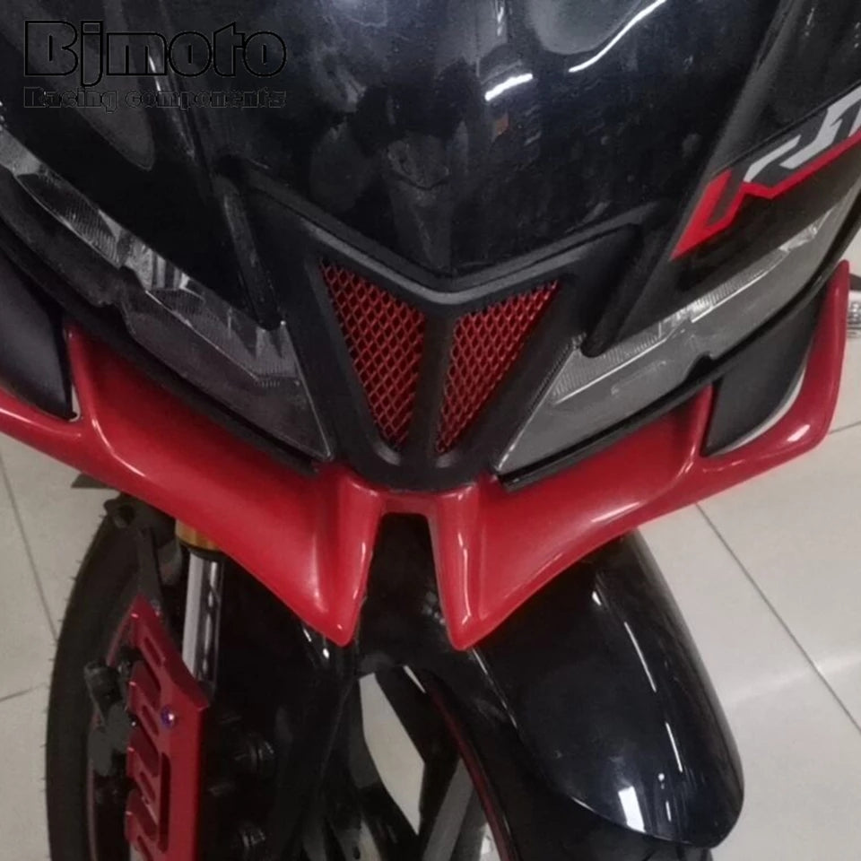 1pc Motorcycle Headlights Air Intake Decorative Sheet Protection Cover For Yamaha R15 V3