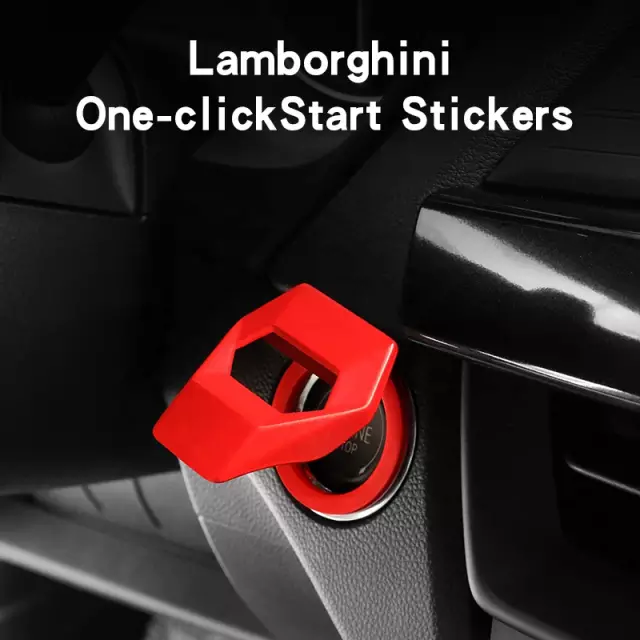 Lamborghini push start button cover