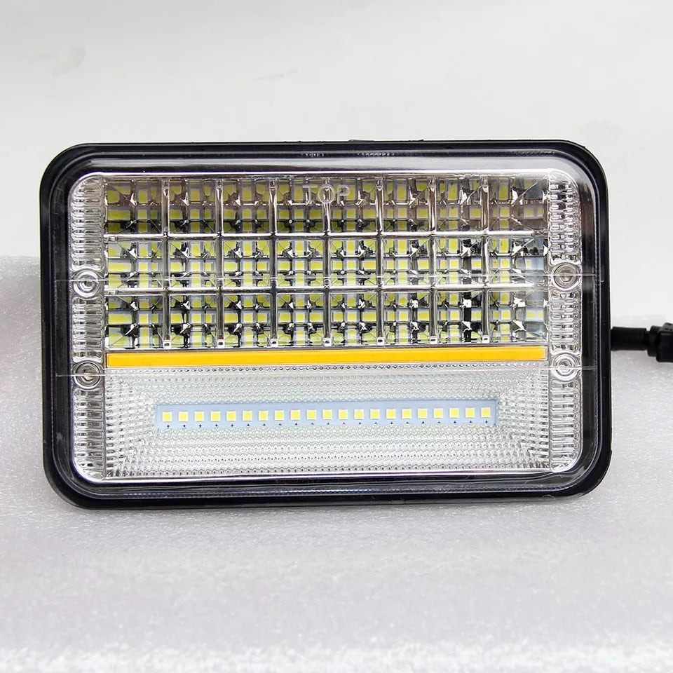 Splendor HeadLight 4x6 inch Projector Sealed Beam Replacement Hi/Lo Beam DRL Headlamp