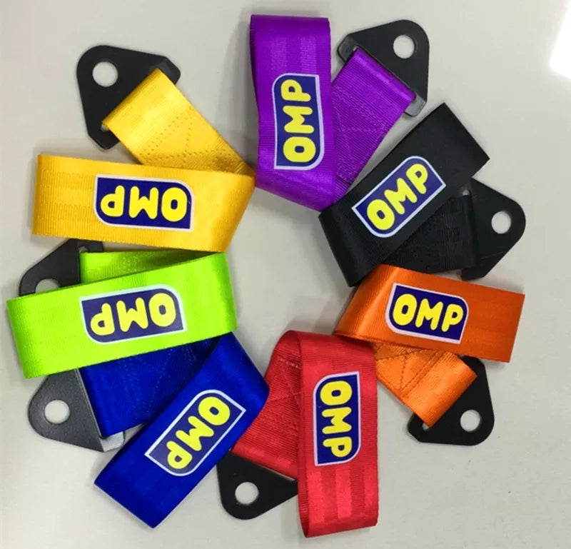 Towing Rope Thicker Nylon Strap Tow Loop Strap Racing Drift Rally Emergency Tool Front Rear Bumper Hook