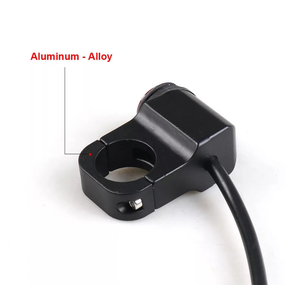 Scooter Motorcycle Handlebar Headlight On/Off Switch for Headlight Fog Spot Light 12V Waterproof Motorcycle Accessories