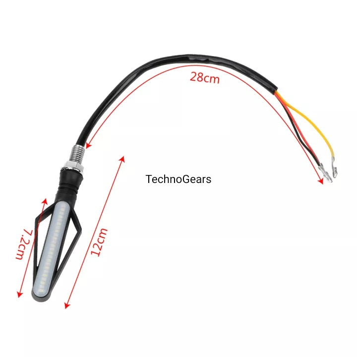 Motorcycle Turn Signal Lights ( Audi Indicator )