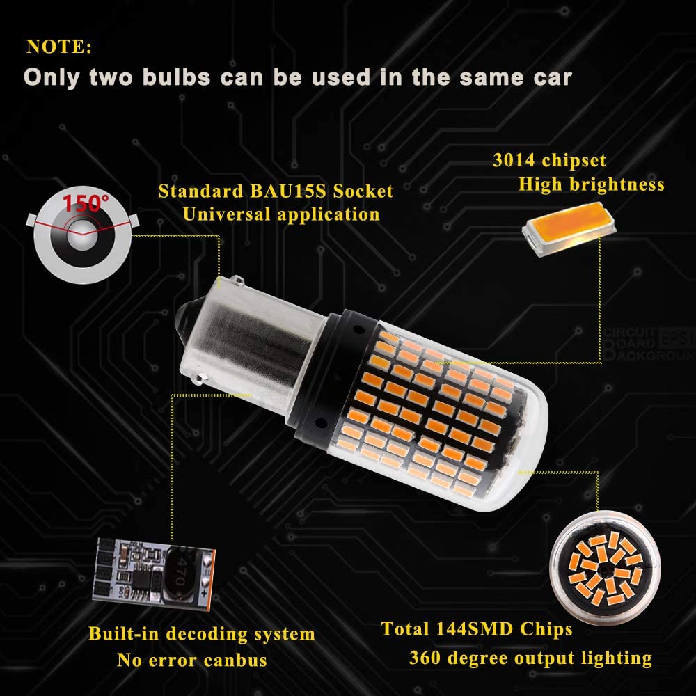 Superb High Quality 144 SMD Led indicator bulb