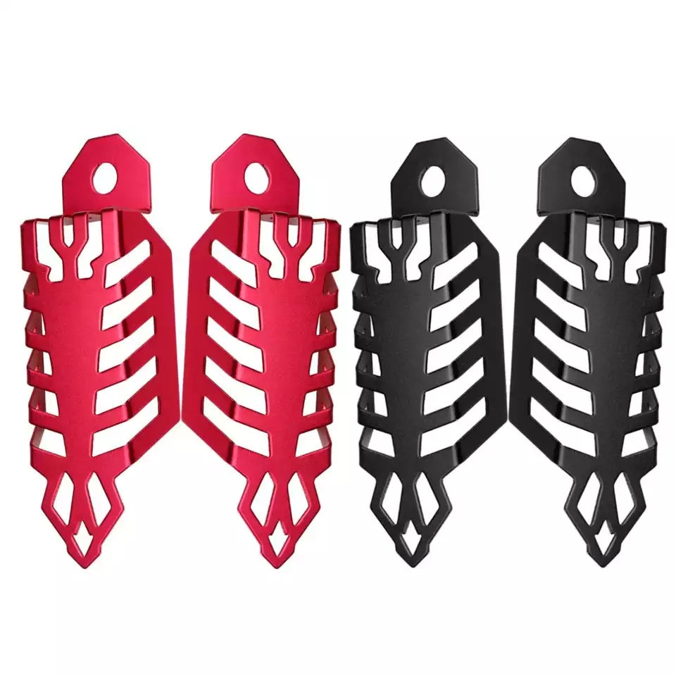 1 Pair Aluminium Alloy Fork Dust Shock Absorber Spring Covers Dirt Protector Motorcycle Accessories Prevent Damage