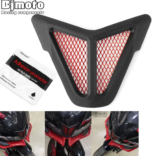 1pc Motorcycle Headlights Air Intake Decorative Sheet Protection Cover For Yamaha R15 V3