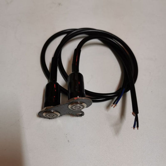 Heavy Duty Dual Halo Switch Stainless Steel Waterproof DC12V 5A 2in1