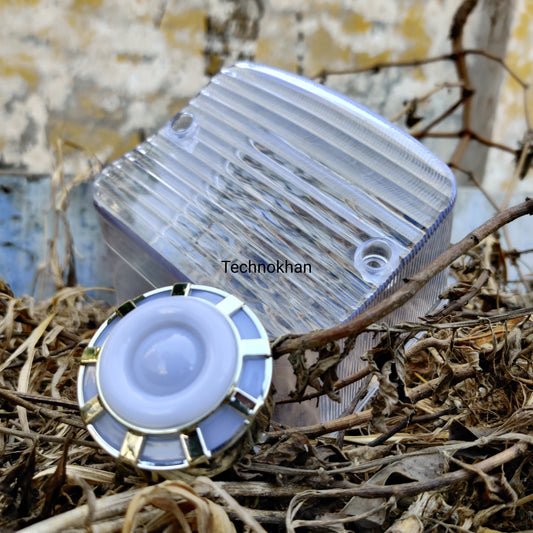 Tail Led Projector Lamp Dual Ring COB LED Flasher Function for All Bikes