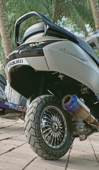 20 Spokes Tubeless Alloy Wheels For All 110cc Scooters