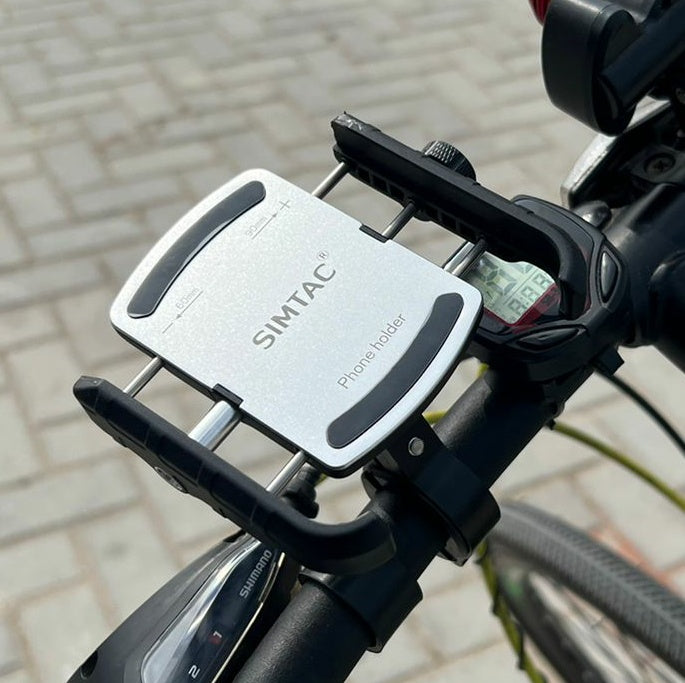 JAW GRIP MOBILE HOLDER WITHOUT CHARGER (ALUMINIUM)