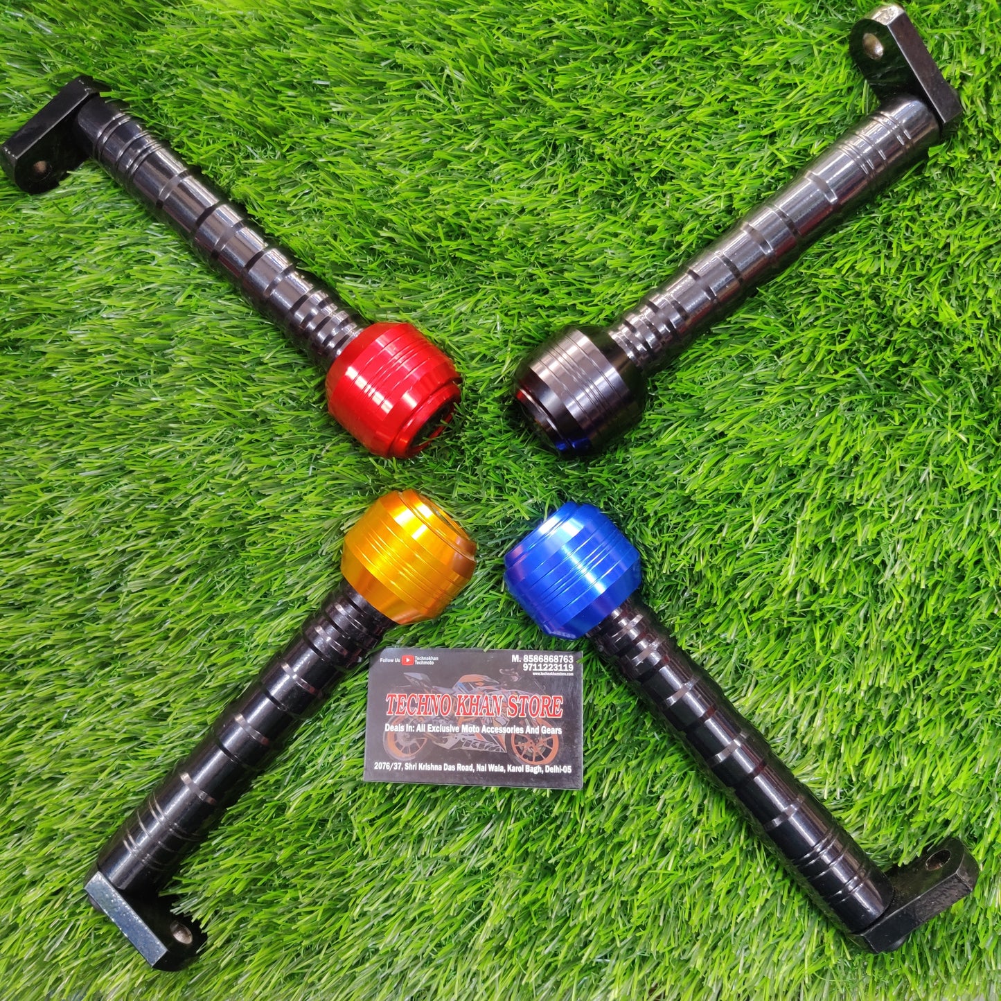 Yamaha All Sporty Bikes Frame Slider Crash Guard for FZ, Fazer, R15 V3, MT 15