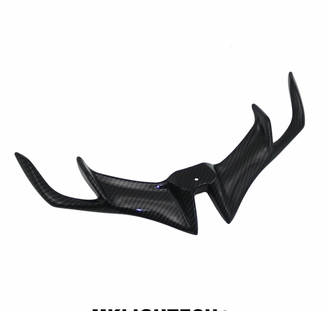 Motorcycle Carbon Fiber Front Fairing Aerodynamic Winglets ABS Protection Guards For YAMAHA YZF R15 V3.0 V3 VVA 17-19
