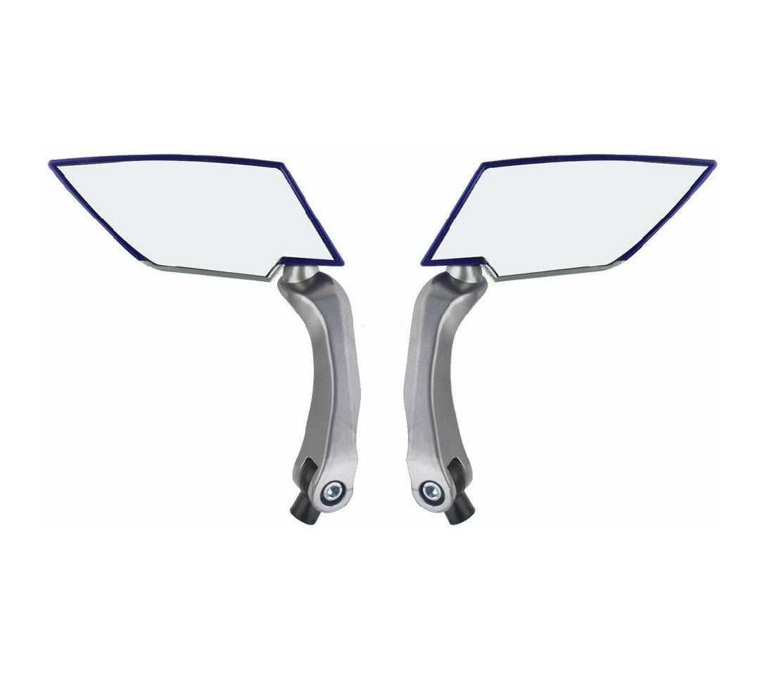 Imported 1 Pair Diamond Design Universal Motorcycle Rearview Side Mirror