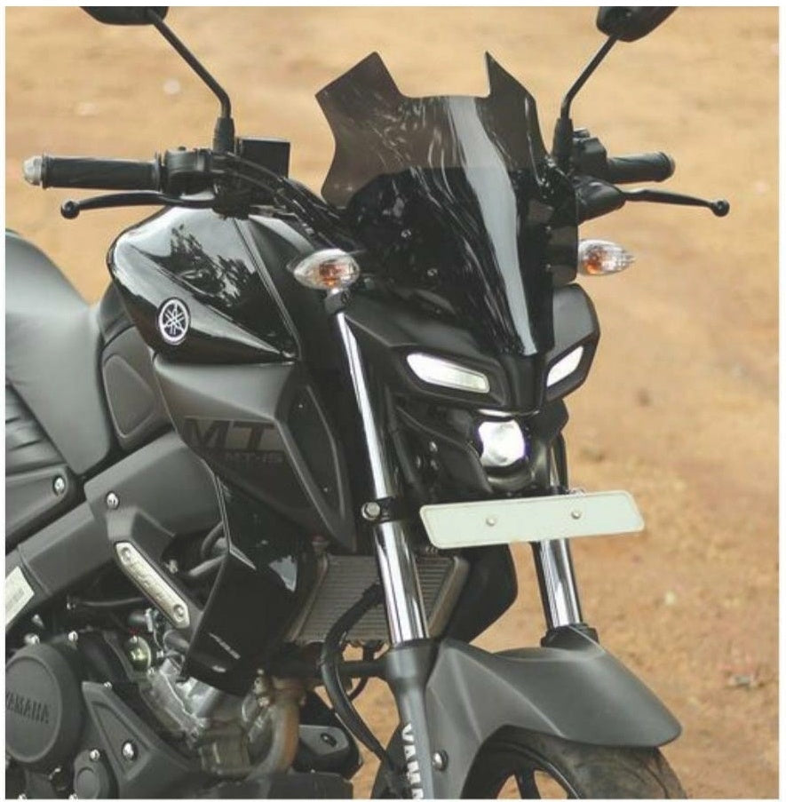 Dark Warrior Windshield/Visor for Yamaha MT 15