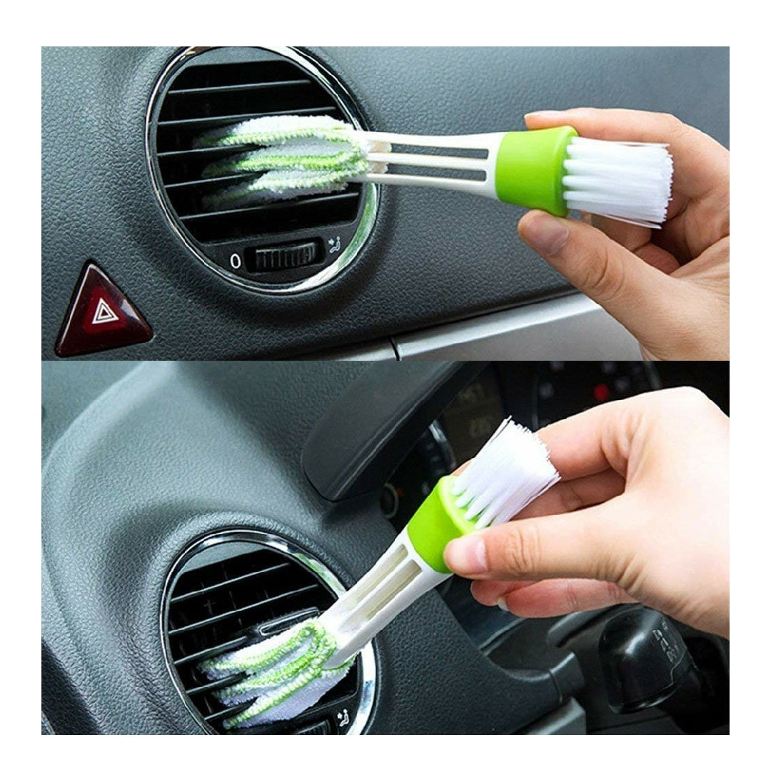 Solid Wood Car Air Vent Dust Remover Brush Car Dust Removal - Temu