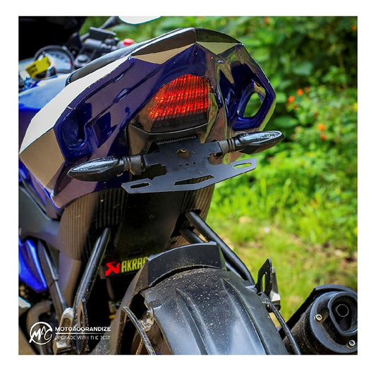 MOTOAGGRANDIZE Tail Tidy/Fender Eliminator for Yamaha R15 V2 | Color: Matte Black