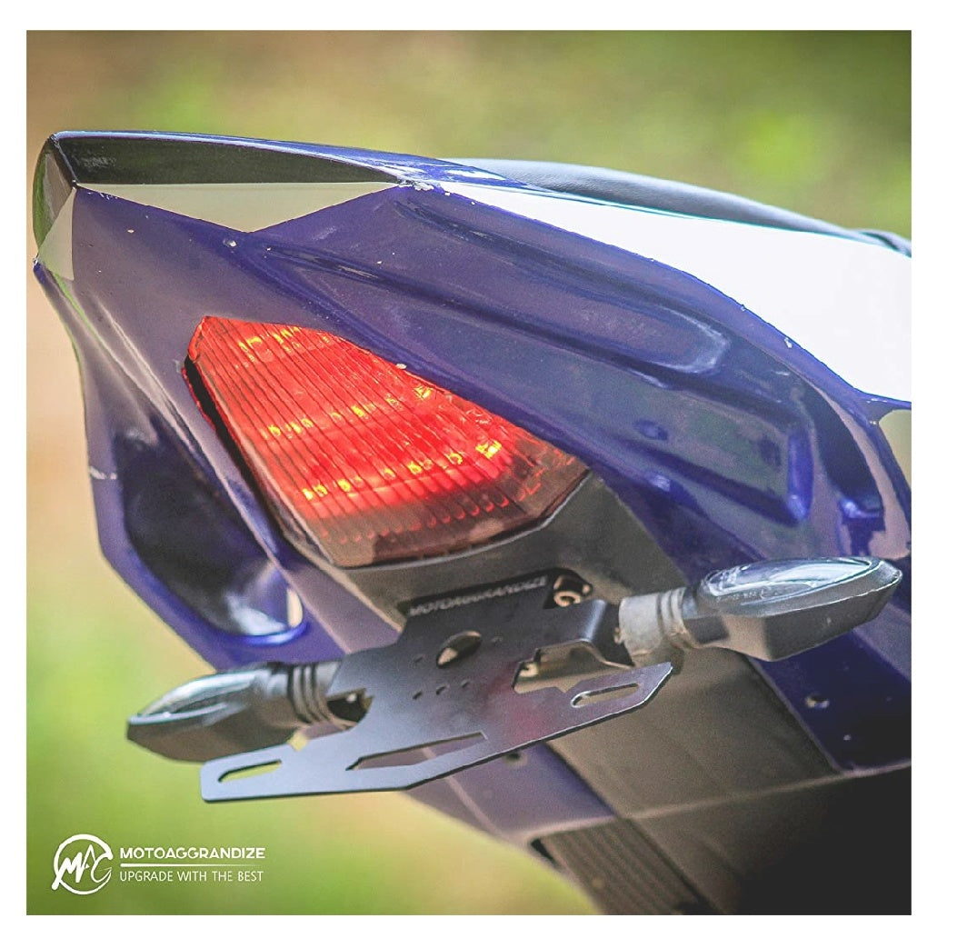 MOTOAGGRANDIZE Tail Tidy/Fender Eliminator for Yamaha R15 V2 | Color: Matte Black