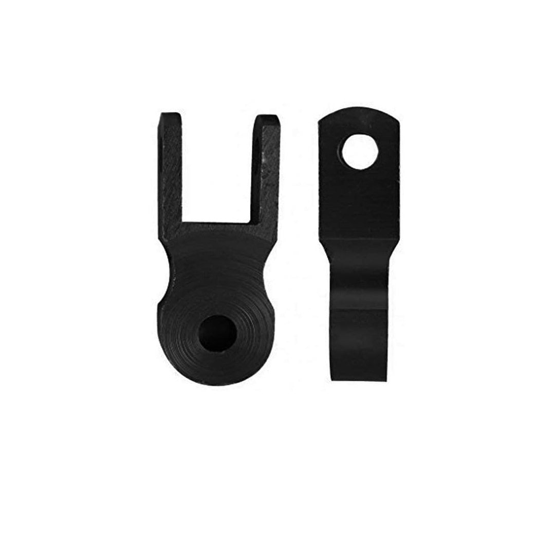 Universal Shock Absorber Height Increaser for Bikes (Set of 2, Black)