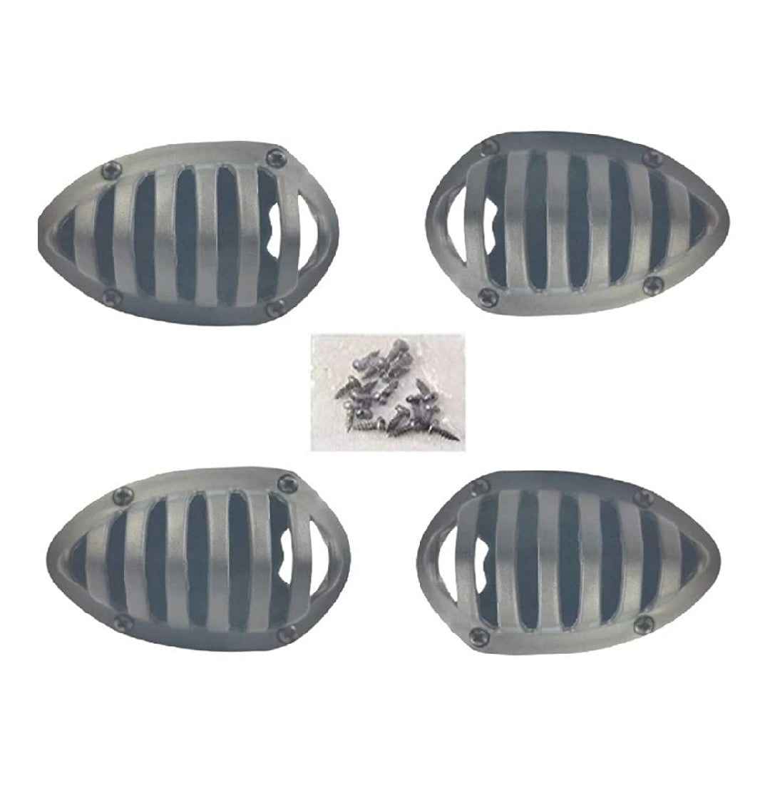 Indicator Grill Set for Yamaha R15 FZ/FZS/FZ-FI/FZ-16 (Set of 4 PCs, Black)