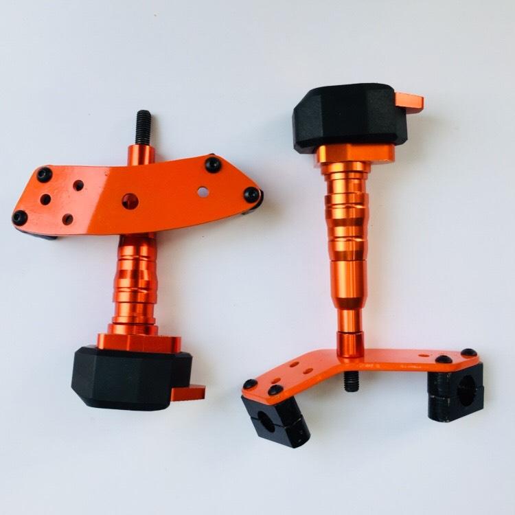 Universal Frame Sliders for Motorcycle-Orange (Set Of 2)