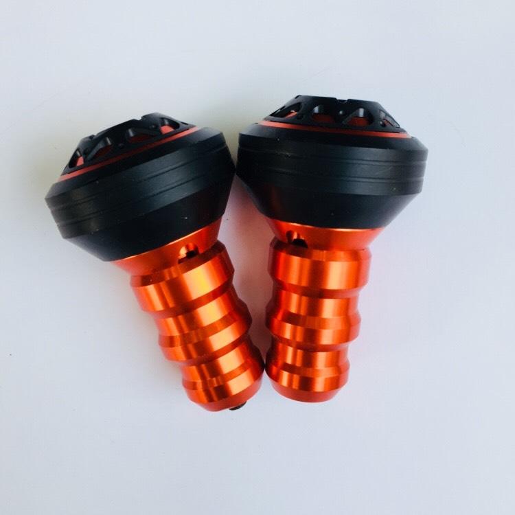 Universal Frame Sliders for Motorcycle-Orange (Set Of 2)