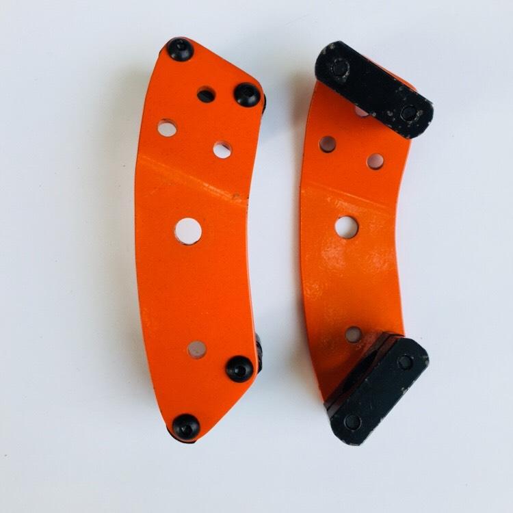 Universal Frame Sliders for Motorcycle-Orange (Set Of 2)