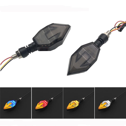 Arrow Motorcycle Turn Signal LED Lights Daytime Running Warning Lamp Race Light - 2