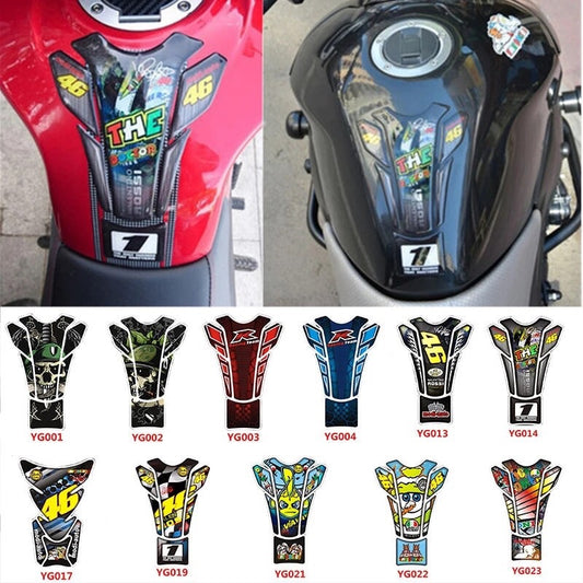 46 Stickers Motorcycle Stickers Fuel Tank Sticker Fishbone Dispensing Protective Decals Moto Car Universal Motorbike Sticker