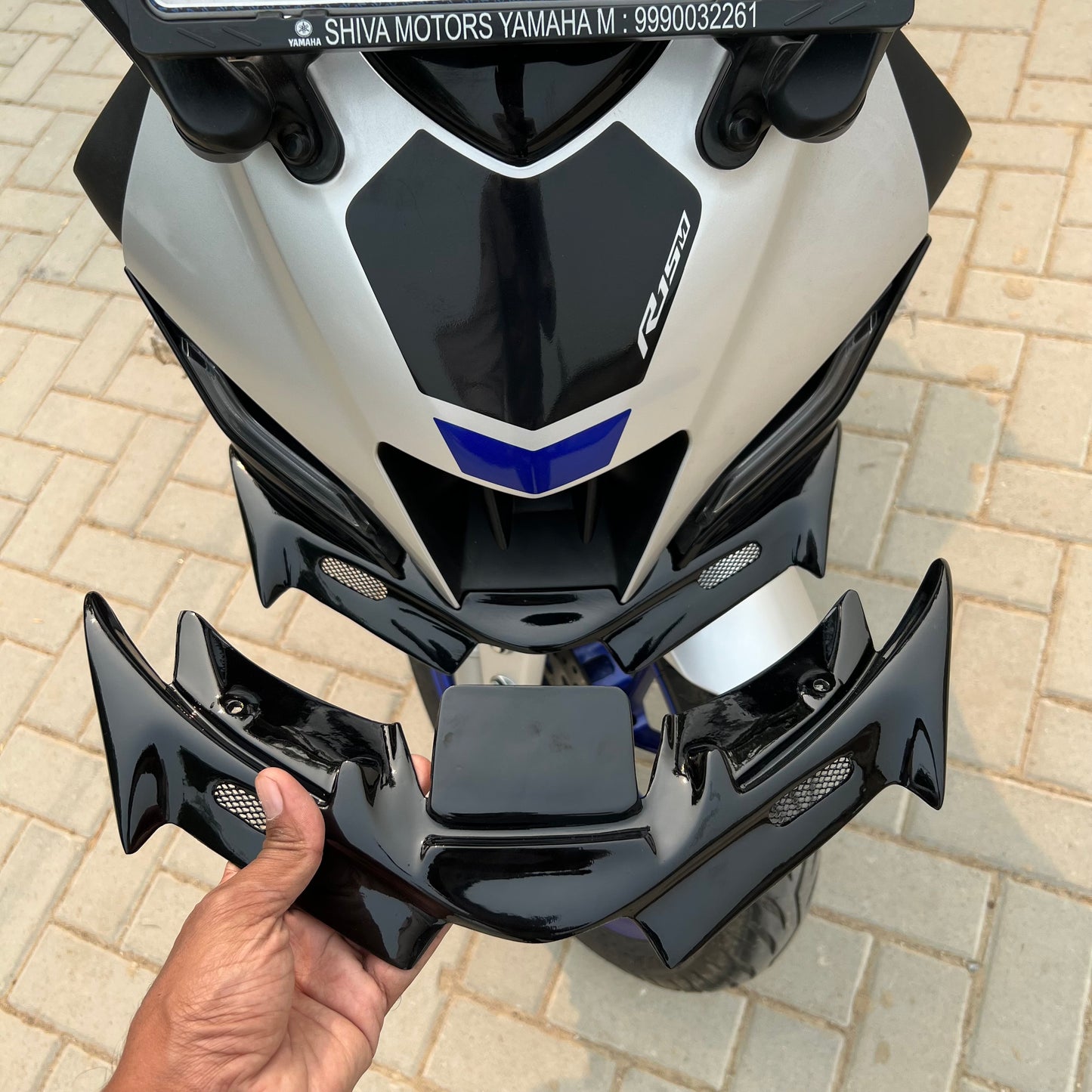 R15M & R15v4 Bubble Visor & Winglet Combo