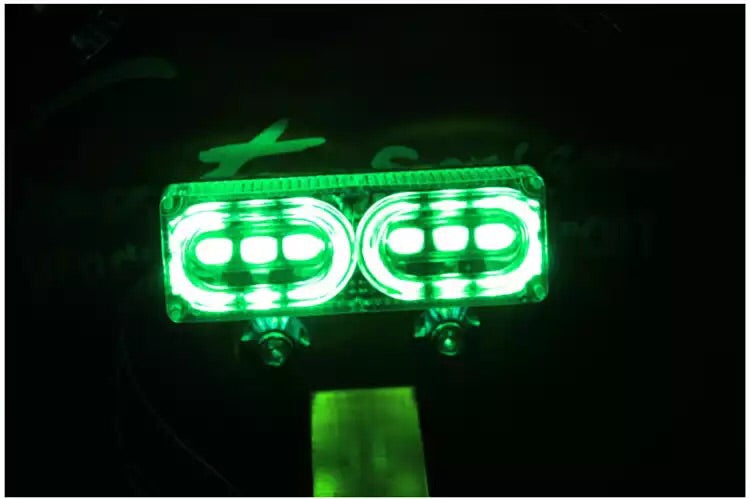 6 led Motorcycle electric bicycle Motorbike flash daylight Rear Stop brake strobe warning beacon tail light Emergency fog light