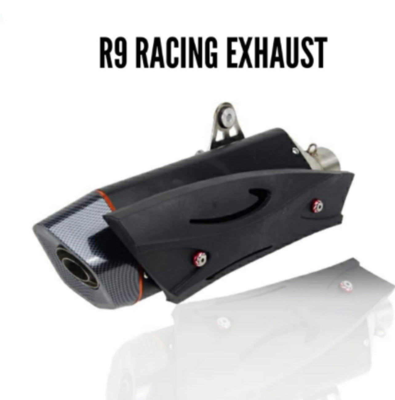 Universal Bike Silencer Slip-on Exhaust for All Bikes | R9 Racing Generation/R-9 Model Bike Silencer for All Bikes/Motorcycle