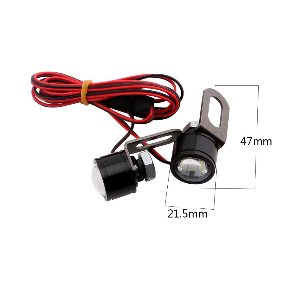 Strobe 5630 3SMD LED Car Motorcycle Rearview Mirror Headlight Spotlight License Plate Lamp Daytime Running Light DRL