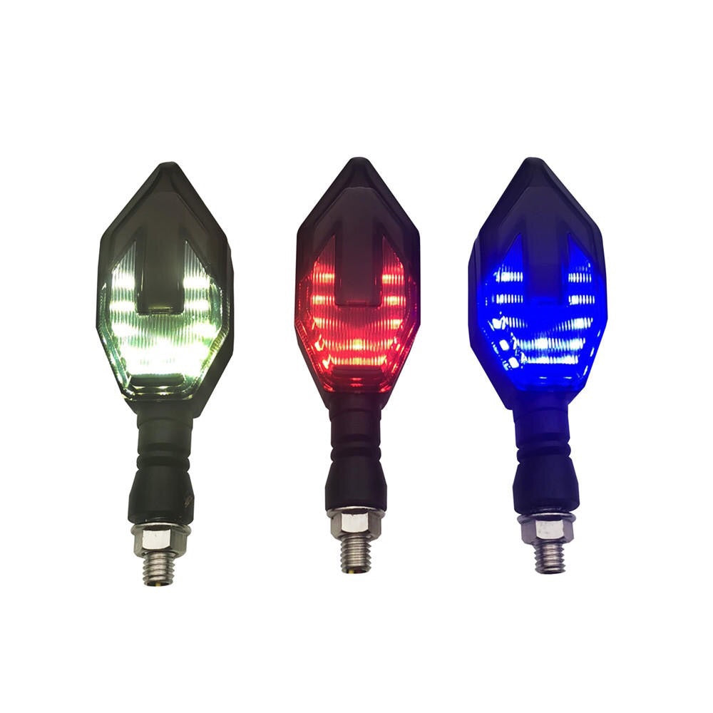 Arrow Motorcycle Turn Signal LED Lights Daytime Running Warning Lamp Race Light - 2