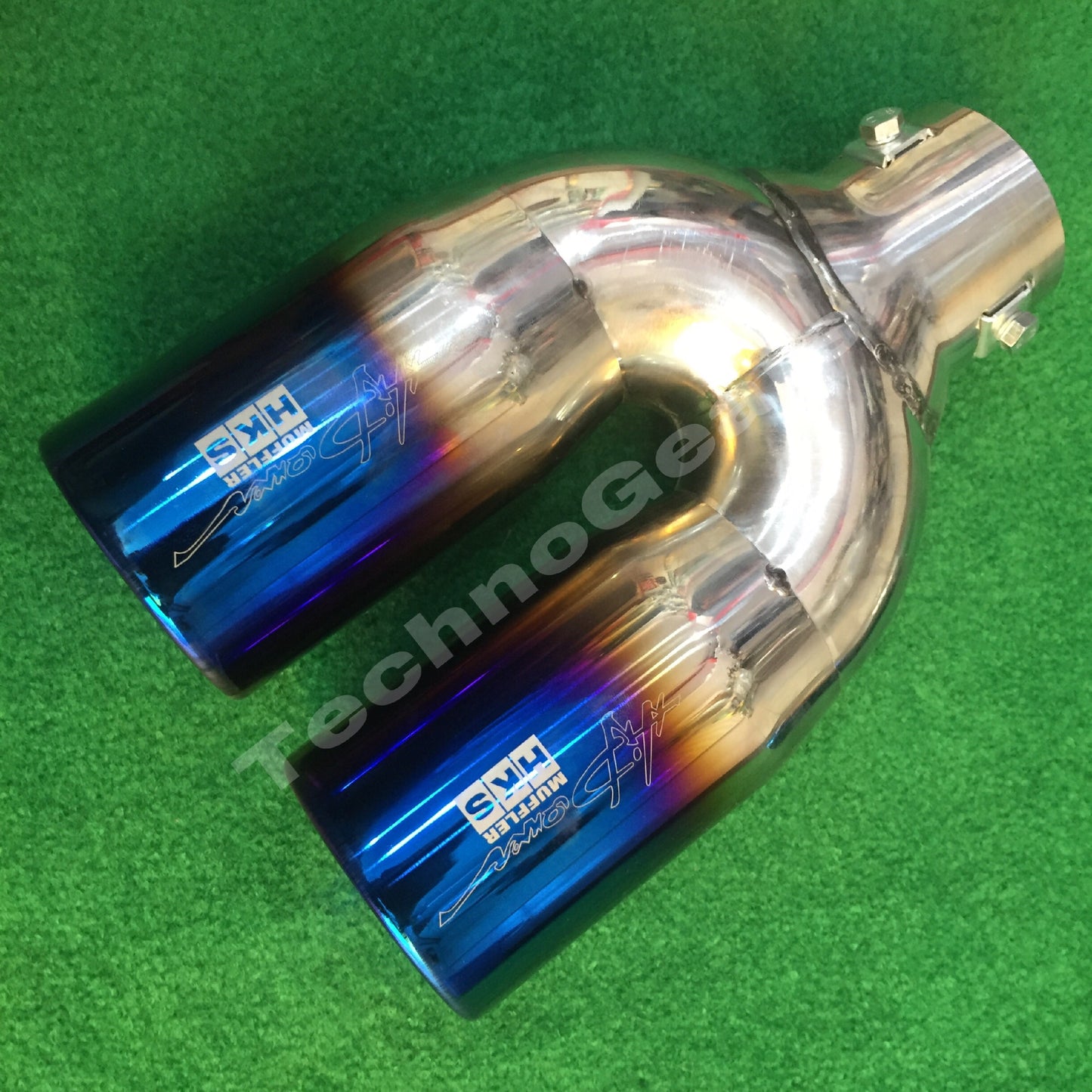 Universal Fits Car Straight Burnt Exhaust Tail HKS Muffler