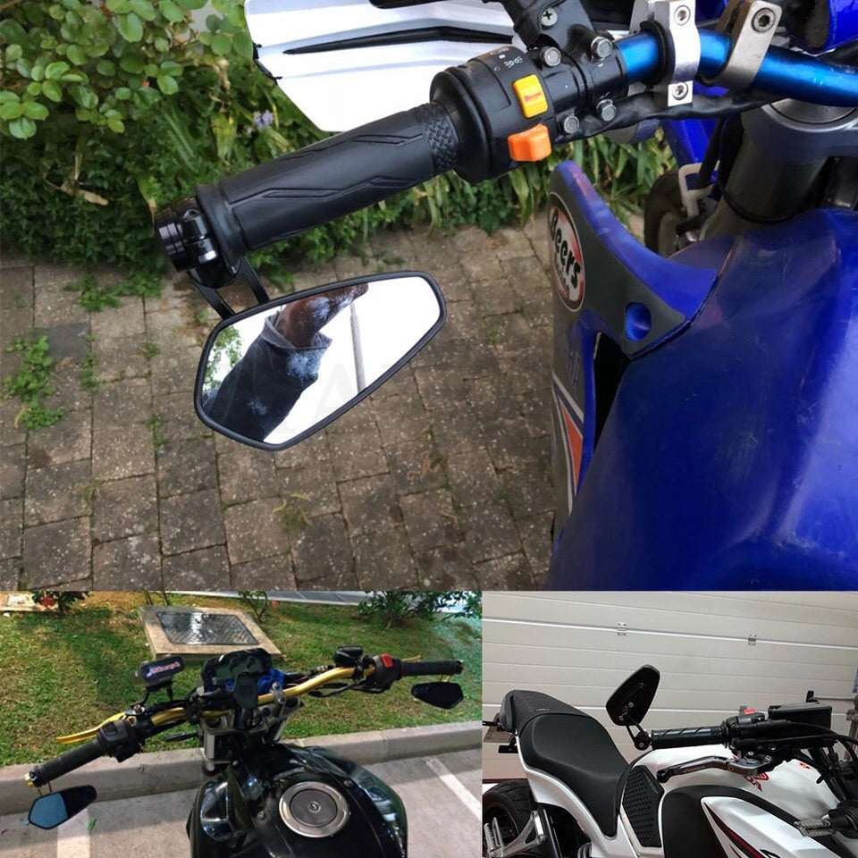 Handlebar grips Rearview Side Mirror