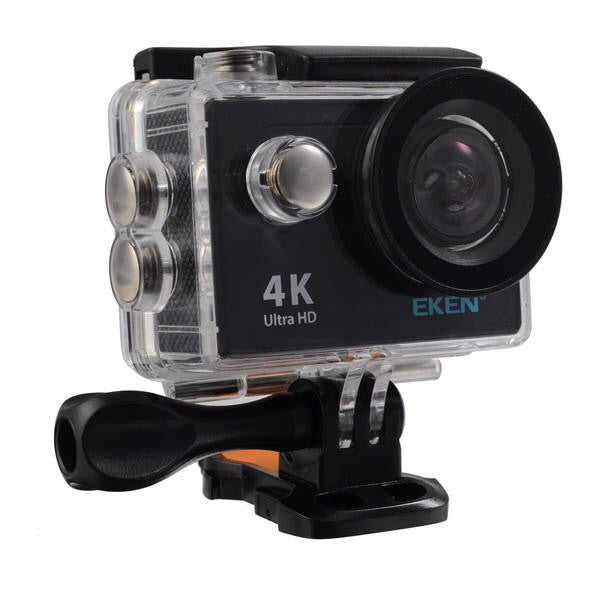EKEN H9R Sports Action Camera 4K Ultra HD 2.4G Remote WiFi 170 Degree Wide Angle - Black