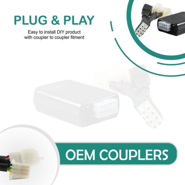 KTM | Compatible | Simtac | PNP Tail Light Flasher / Adapter | TLF20-BK