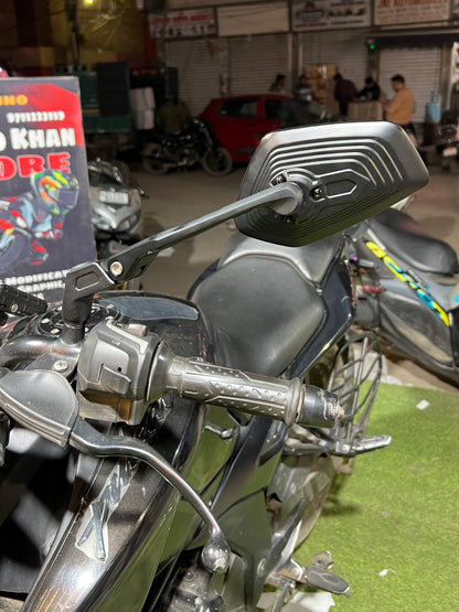 SHENAO CNC Mirror Convex Wide-Angle Folding Motorcycle Mirrors