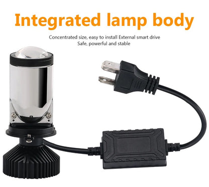 High Power H4 LED Headlight Bulbs With A HD Lens 9-32V Car Truck Bike Headlamp Projector Light 9003/HB2 Hi/Lo White 6000K
8000LM