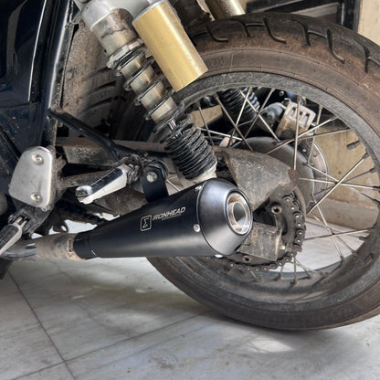 Exhaust Ixil IronHead black edition For Royal enfield interseptor 650 & GT650