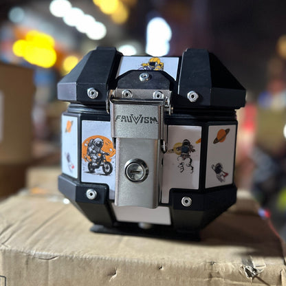 Waterproof Aluminum Alloy Motorcycle Rear Box Top Case
Luggage and Toolbox for Motorbikes