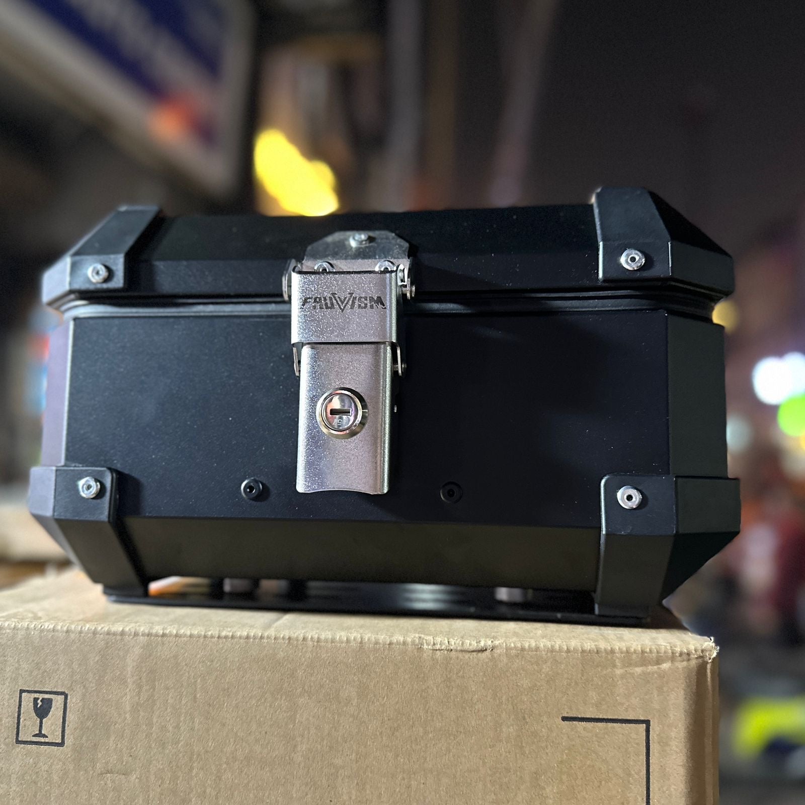 10Lt. Waterproof Aluminum Alloy Motorcycle Colour Box Top Case