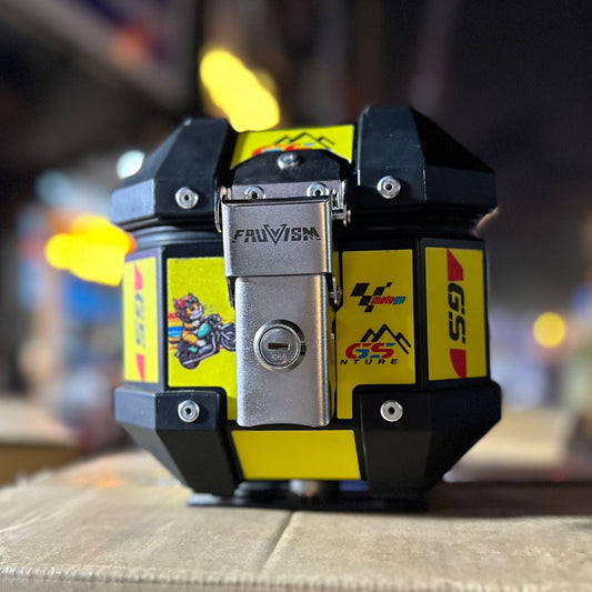 Waterproof Aluminum Alloy Motorcycle Rear Box Top Case
Luggage and Toolbox for Motorbikes